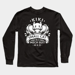 Small Cat in a Mech Suit Long Sleeve T-Shirt